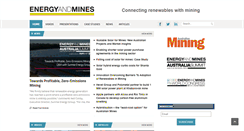 Desktop Screenshot of energyandmines.com