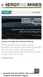 Mobile Screenshot of energyandmines.com