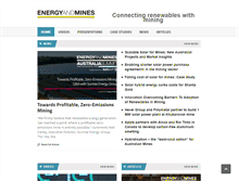 Tablet Screenshot of energyandmines.com